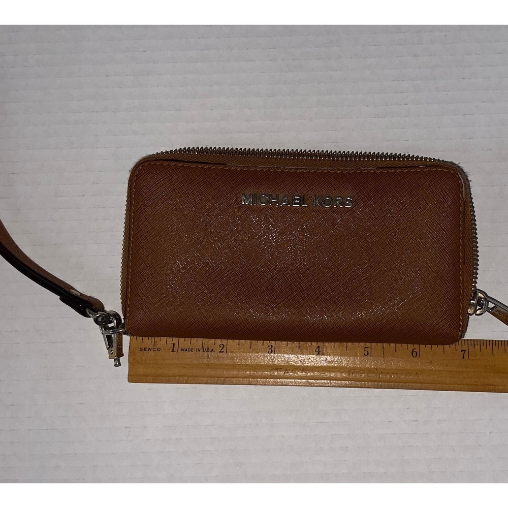 Michael Kors Jet Set Travel Double Zip Wristlet Wallet